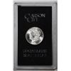 Image 2 : 1882-CC $1 Morgan Silver Dollar Coin GSA Hoard Uncirculated w/Box & COA