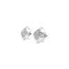 Image 4 : 18KT White Gold 0.65 ctw Diamond Earrings