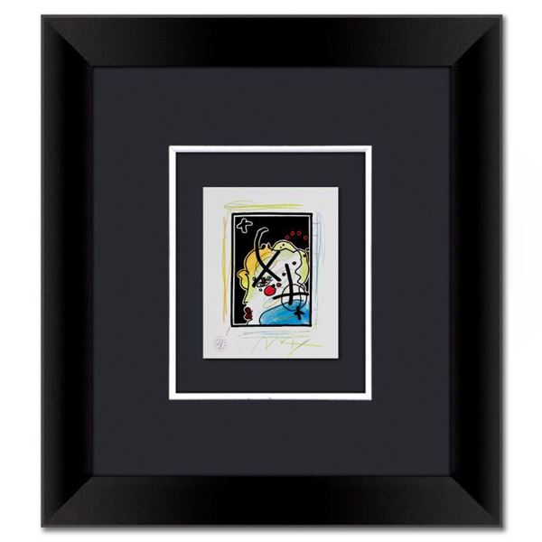 Peter Max "Profile" Original Mixed Media on Paper