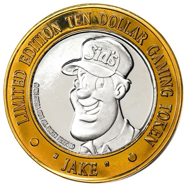 .999 Silver Sierra Sids Sparks, Nevada $10 Casino Limited Edition Gaming Token