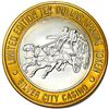 Image 1 : .999 Silver Silver City Las Vegas, Nevada $10 Limited Edition Gaming Token