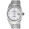 Image 1 : Rolex Mens Stainless Steel Diamond Datejust Wristwatch
