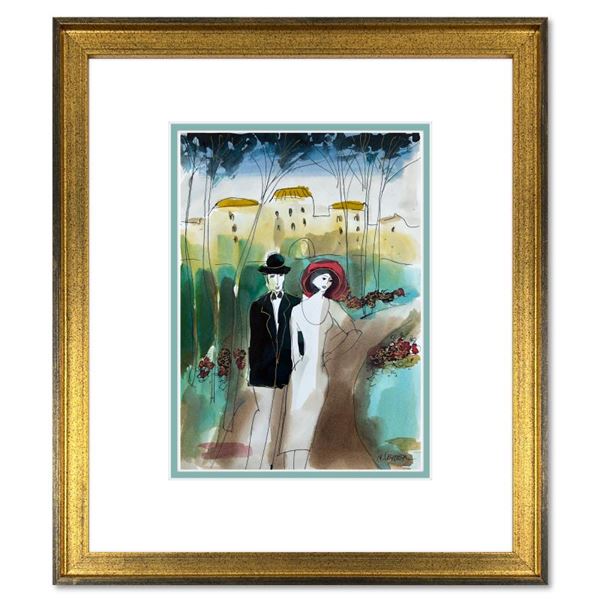 Moshe Leider Original Mixed Media on Paper