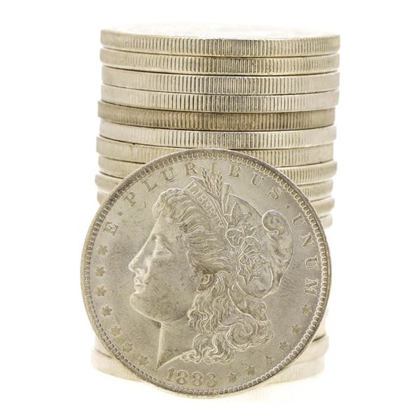 Roll of (20) Brilliant Uncirculated Mixed Date $1 Morgan Silver Dollar Coins