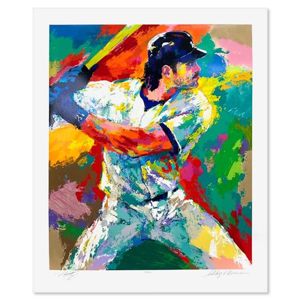 LeRoy Neiman (1921-2012) "Mike Piazza (Signed by Piazza)" Limited Edition Serigraph