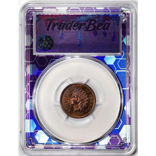1880 Proof Indian Cent Coin PCGS PR64RB