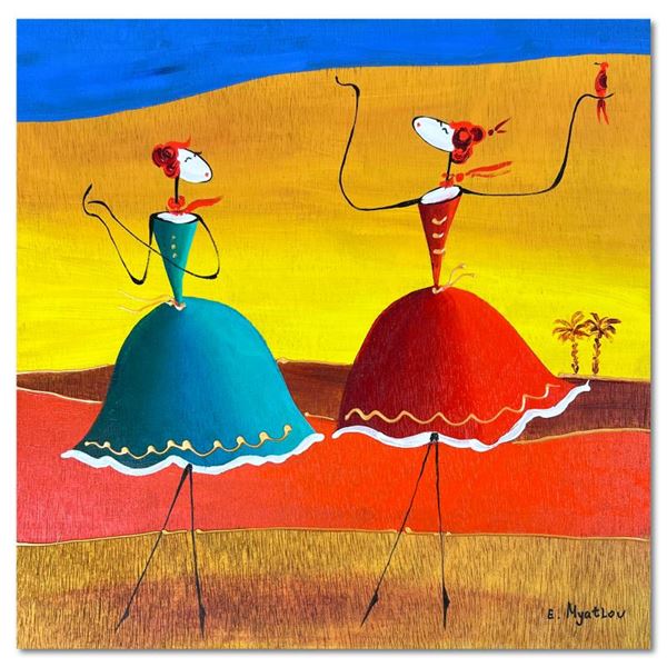 Ester Myatlov Original Oil on Board