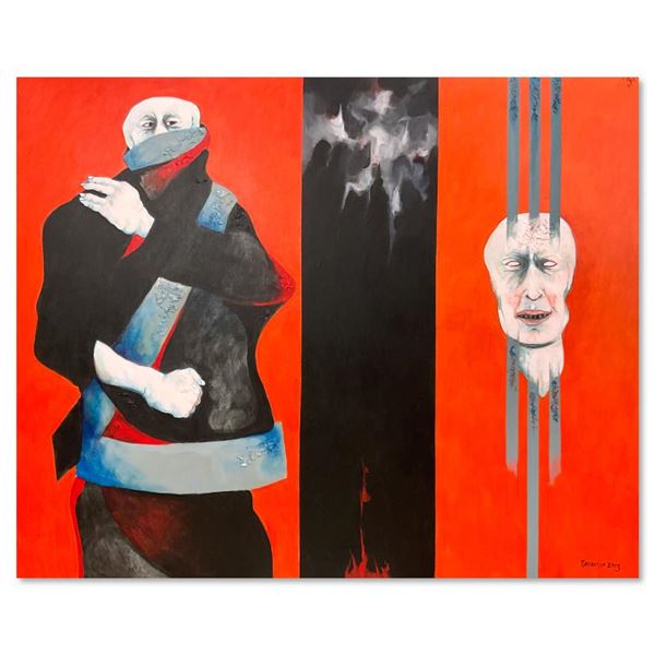 Milton Berwin (1925-2023) Original Painting on Canvas