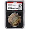 Image 1 : 1883-O $1 Morgan Silver Dollar Coin NGCX Mint State 9.2 VaultBox Amazing Toning