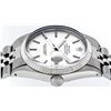 Image 8 : Rolex Mens Stainless Steel Silver Index Datejust Wristwatch