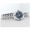 Image 6 : Rolex Ladies Stainless Steel Sapphire and Diamond Datejust Wristwatch