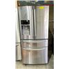 Image 1 : SAMSUNG STAINLESS STEEL FRENCH DOOR FRIDGE WITH ROLLOUT FREEZER AND WATER/ ICE DISPENSER 32.5" WIDE