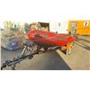 Image 2 : ZODIAC BOAT WITH CALKINS TRAILER APPROX 14"