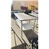 Image 2 : STAINLESS STEEL KITCHEN PREP TABLE 6'L X 30"W X 35"H