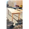 Image 2 : WOODEN KITCHEN PREP TABLE 8' X37" X37"