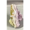 Image 2 : 4.4" X 4.3" POLISHED AMETHYST GEODE LISTED RETAIL $800.00