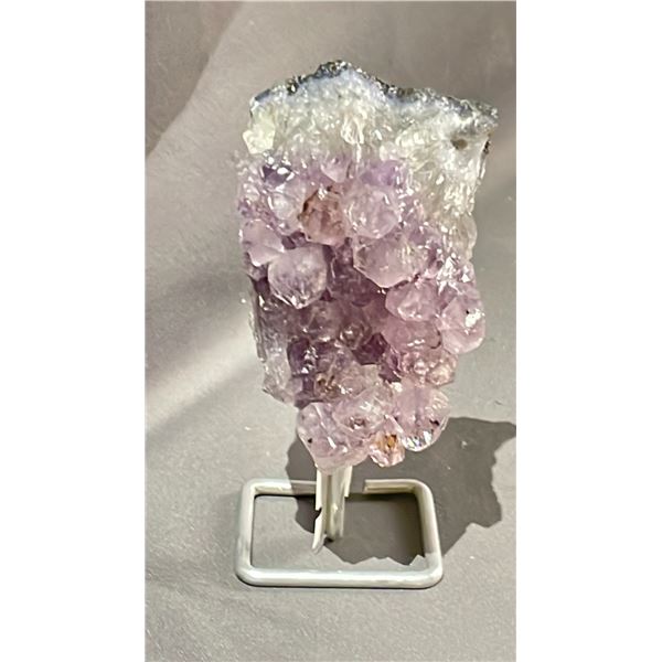 5  AMETHYST CLUSTER ON STAND LISTED RETAIL $250.00
