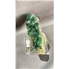 Image 2 : 6.5" DARK GREEN FLUORITE SPECIMEN LISTED RETAIL $850.00
