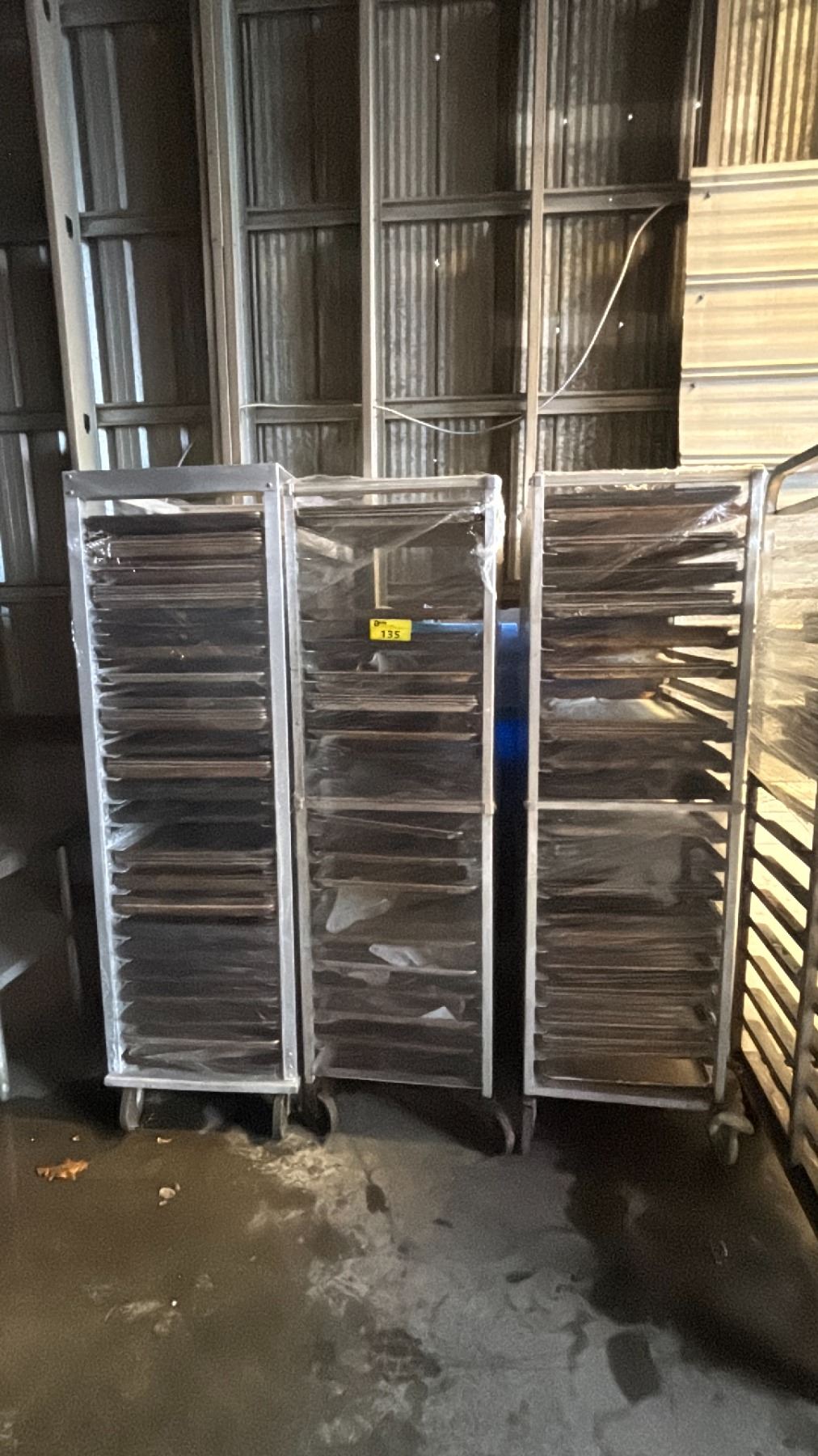 Assortment Roller Racks 3- BAKERS ROLLING RACKS ASSORTED SIZES - Able Auctions