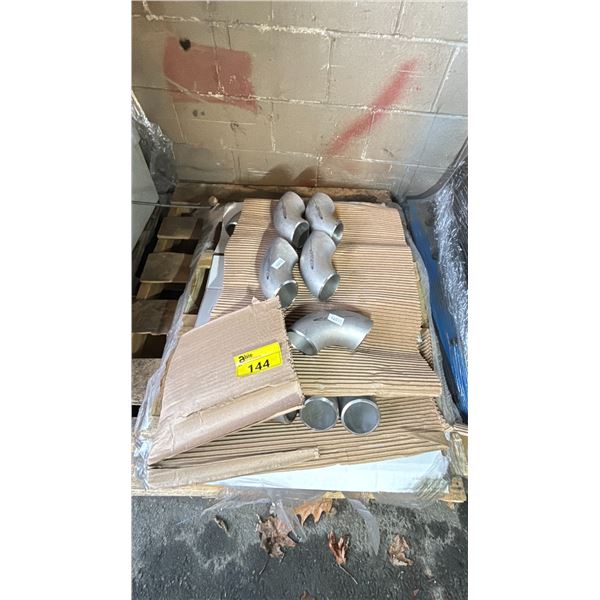 PALLET OF STAINLESS STEEL BUTT WELD FITTINGS