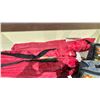 Image 3 : LOT OF 3 FOLDING CAMPING CHAIRS AND 2 OZARK TRIAL 10' MESH CURTAINS *MAY BE MISSING PARTS AND
