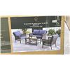 Image 2 : HOMETRENDS BELMONT CONVERSATION SET *MAY BE MISSING PARTS AND PIECES*