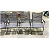 Image 2 : SET OF 5 FOLDING PATIO CHAIRS