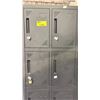 Image 2 : LOCKER CABINET WITH 12 LOCKERS AND CONTENTS (NO LOCK KEYS)