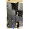 Image 2 : LOCKER CABINET WITH 12 LOCKERS AND CONTENTS (NO LOCK KEYS)