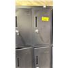 Image 2 : LOCKER CABINET WITH 9 LOCKERS AND CONTENTS (NO LOCK KEYS)