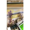 Image 2 : PALLET OF LARGE MIXING WHISK, MEASURING BINS, ART FRAME AND MORE