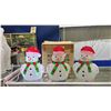 Image 1 : OUT DOOR CHRISTMAS SNOWMAN DECOR