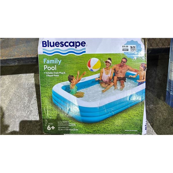 BLUESCAPE FAMILY POOL 72X120X22 