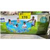 Image 2 : 3 BLUESCAPE 3 RING POOL 65X14.5" AND BLUESCAPE WADE POOL 96.1X18.1"