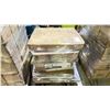 Image 2 : PALLET OF ASSORTED FURNITURE INCLUDING; DESKS, METAL BED FRAME, AND MORE *MAY BE MISSING PIECES/