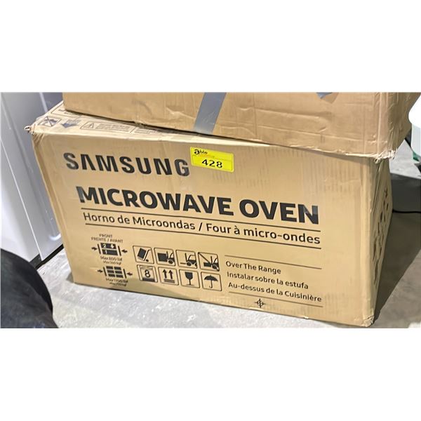 SAMSUNG MICROWAVE OVEN *UNKNOWN WORKING CONDITION/ MAY BE MISSING PIECES*