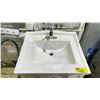 Image 2 : BATHROOM VANITY WITH SINK AND CABINET *MAY BE MISSING PIECES*