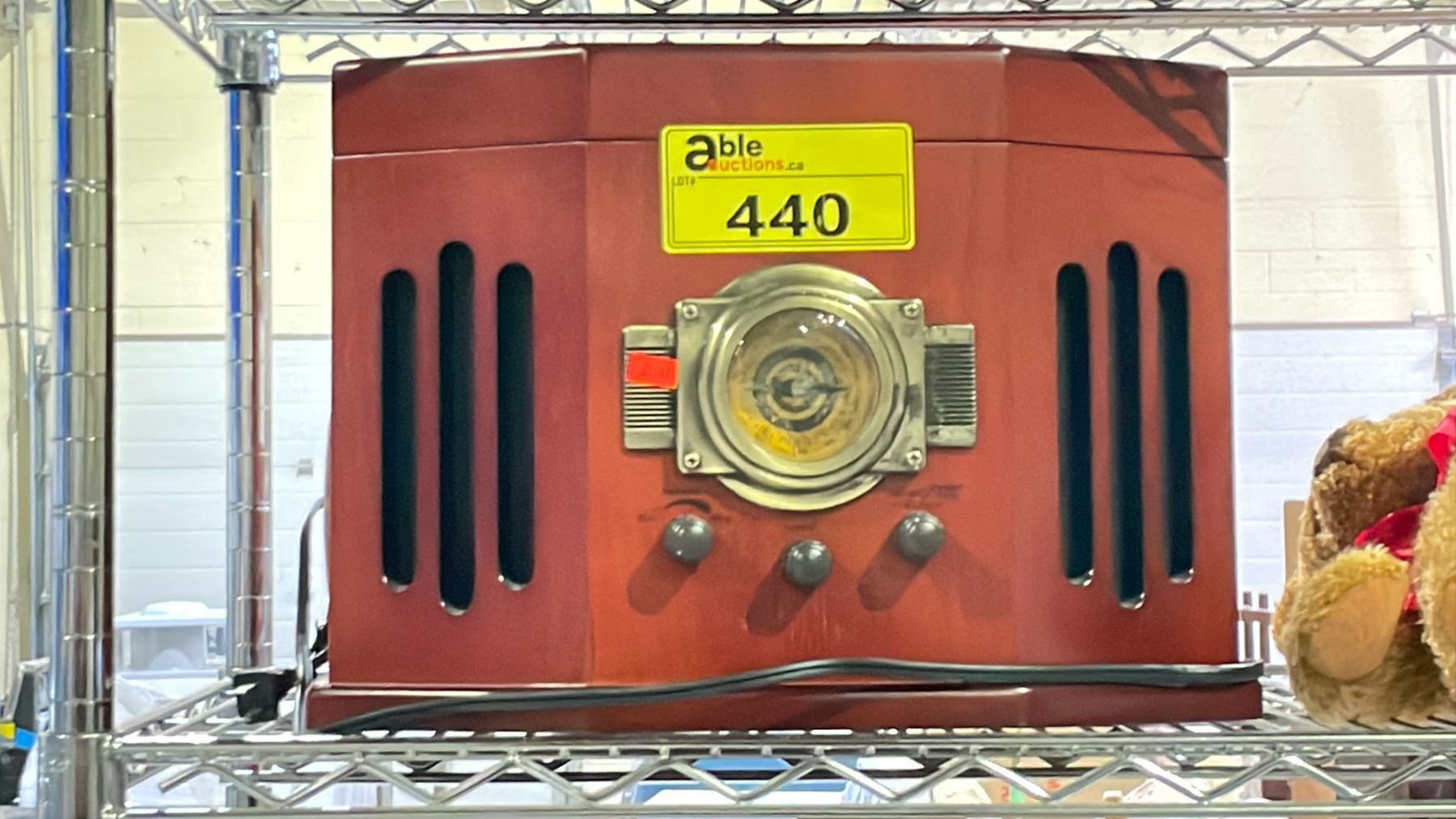 TECHNOSONIC RADIO, CASSETTE, CD PLAYER WITH TURNTABLE - Able Auctions