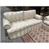 Image 3 : 2 MATCHING SOFAS CREAM STRIPING