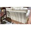 Image 6 : 2 MATCHING SOFAS CREAM STRIPING