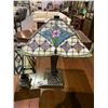 Image 2 : 2 TIFFANY INSPIRED GLASS LAMPS