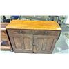 Image 2 : ANTIQUE 2 DRAWER 2 DOOR CABINET