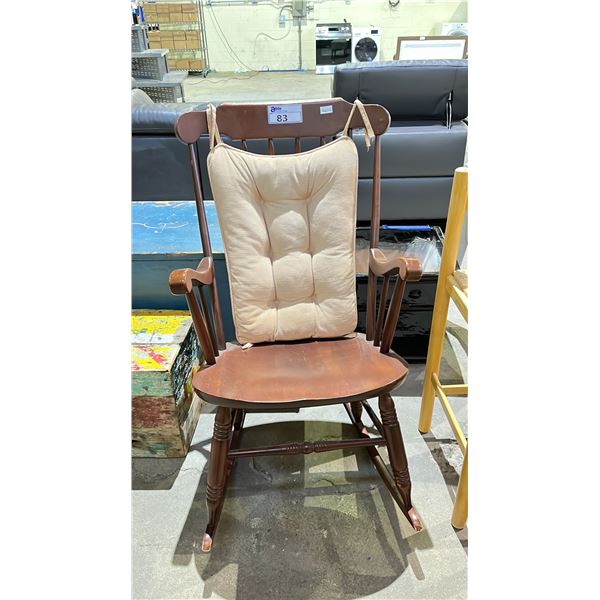 WOOD ROCKING CHAIR