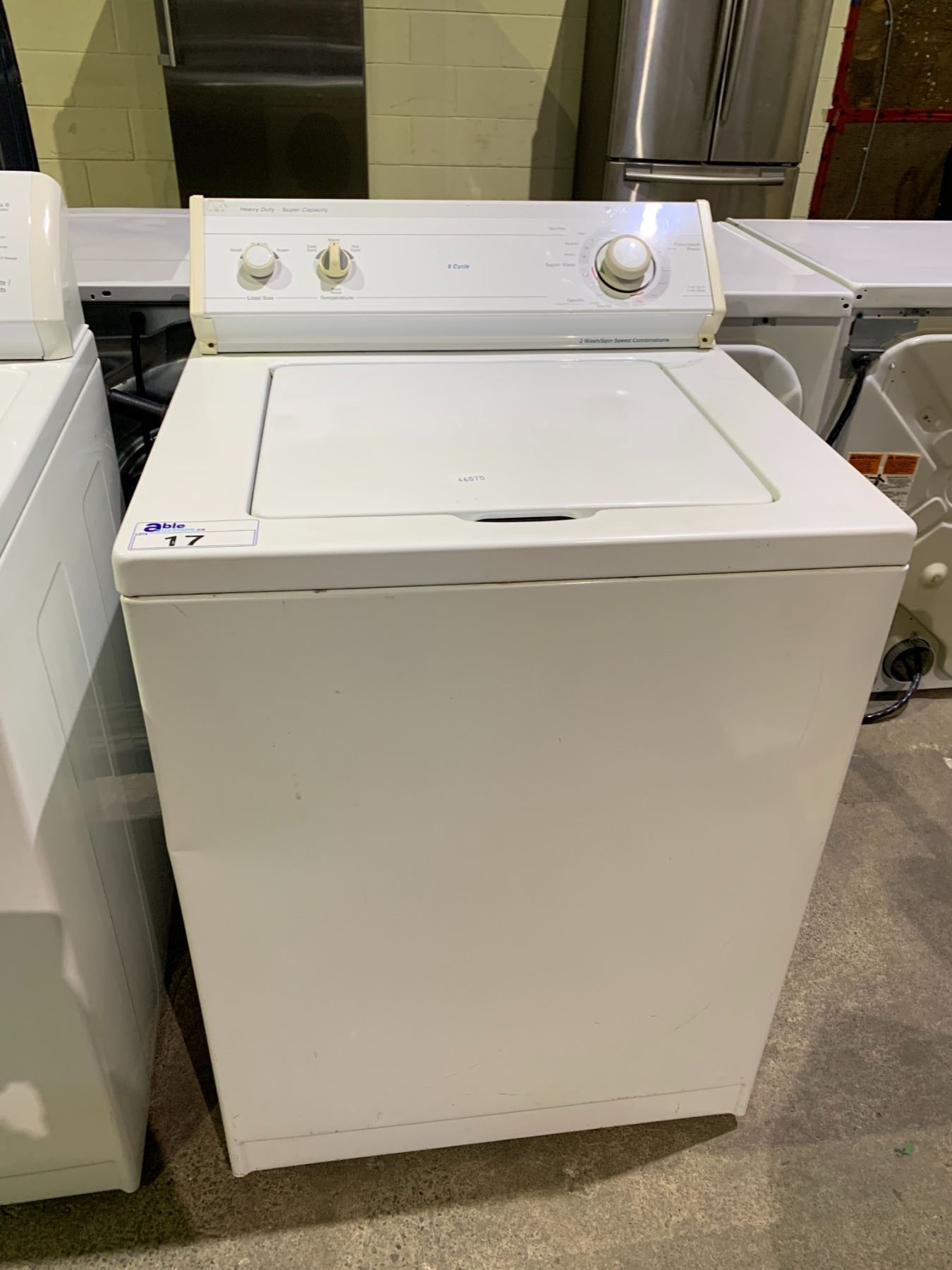 WHIRLPOOL WASHING MACHINE Able Auctions whirlpool-washing-machine-able-auctions