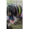 Image 1 : RACK OF ASSORTED CLOTHING (RACK NOT INCLUDED)