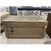 Image 1 : TOMMY BAHAMA 100 QUART WOOD ROLLING COOLER (SOME COSMETIC DAMAGE)