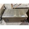 Image 2 : TOMMY BAHAMA 100 QUART WOOD ROLLING COOLER (SOME COSMETIC DAMAGE)