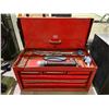 Image 1 : TOOLBOX WITH ASSORTED TOOL CONTENTS