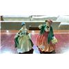 Image 3 : 2 ROYAL DOULTON FIGURINES AND MOON MASK