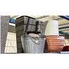 Image 2 : LOT OF 7 ASSORTED PLANTER POTS